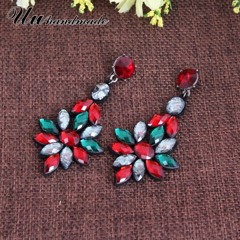 Женские богемные цветочные серьги Brinco свободно болтающиеся подвески с