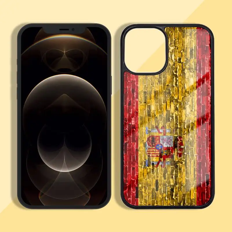 

Spain Coat of Arms Flag Phone Case Silicone TPU+PC For iPhone11 12 mini Pro MAX 7 8 Plus X XR XS Samsung S20 10 9 8 Plus ultra