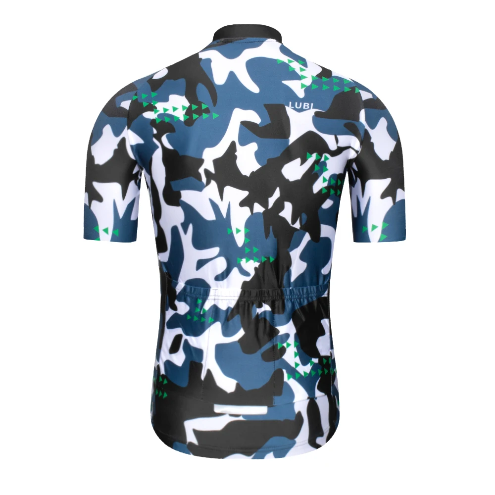Мужская велосипедная футболка LUBI с коротким рукавом профессиональная рубашка