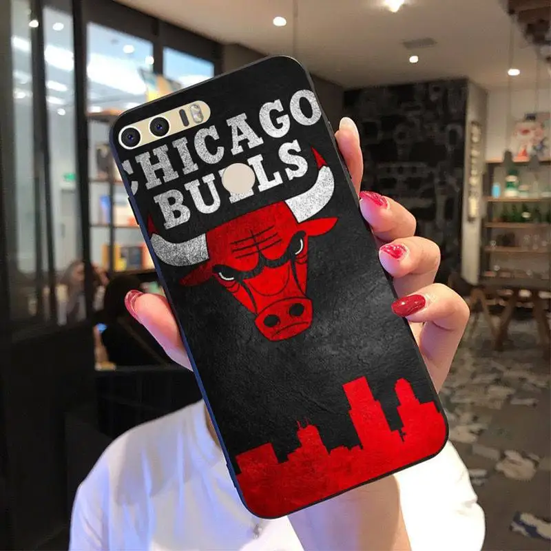 

LJHYDFCNB Cool Digital Art Line Bull Head Phone Case For Huawei P20 30 40 Pro Mate 20 30 40 Pro Nova 7se Honor 9X 10