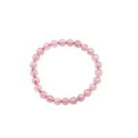 natural crystal 6 10mm strawberry quartz beads bracelet women 100 simple bracelets elegant gift women bracelet