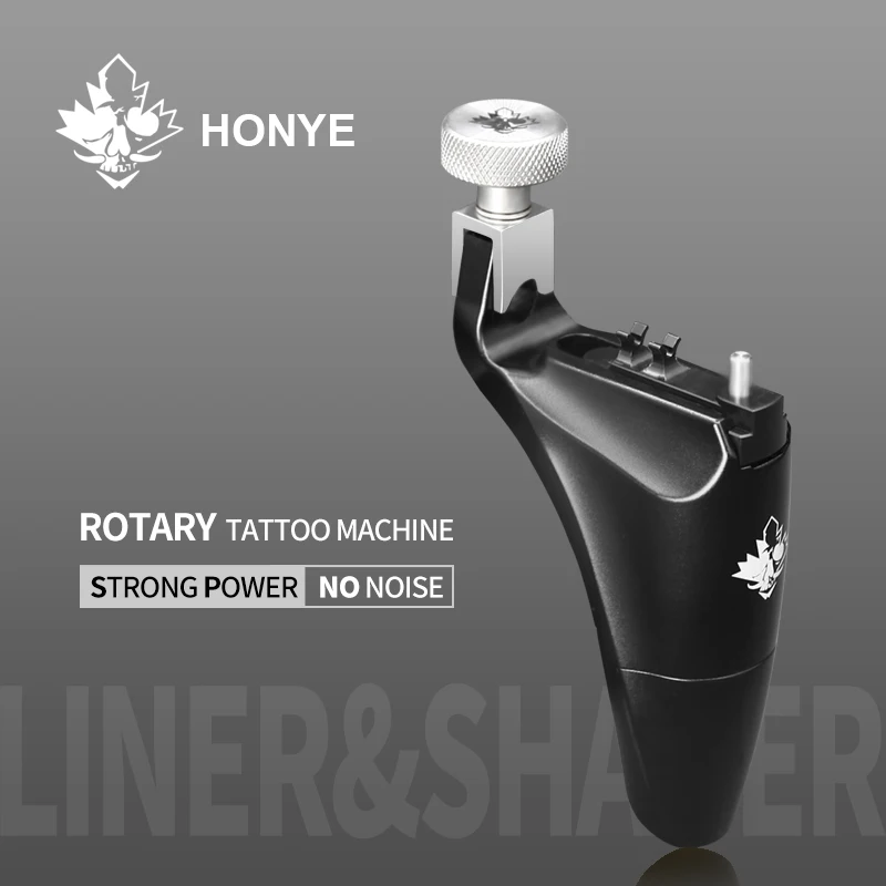 Hongye роторная Татуировка Mahine Kit Liner и Shader CNC материал мотор тату машина пистолет JZ