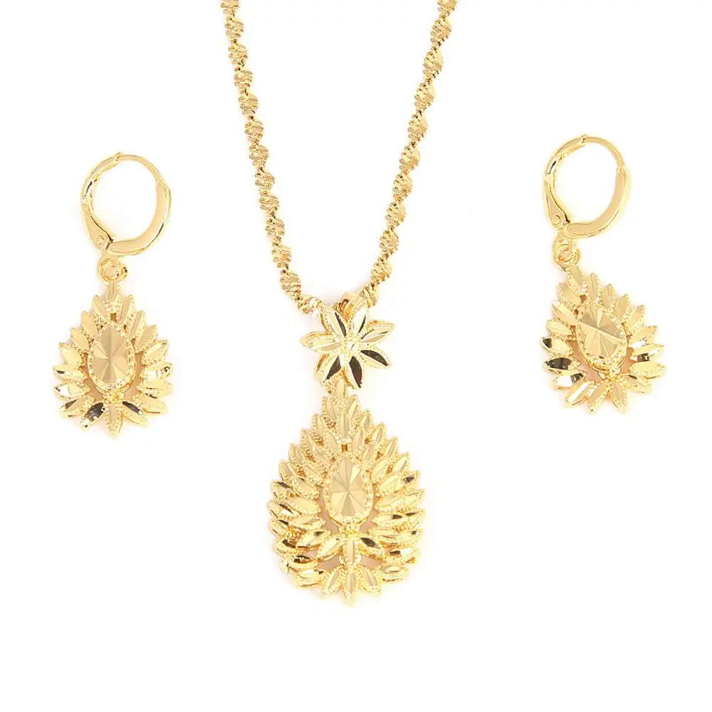 Эфиопские Модные Ювелирные наборы золотого цвета Эритрея хабеша Судан