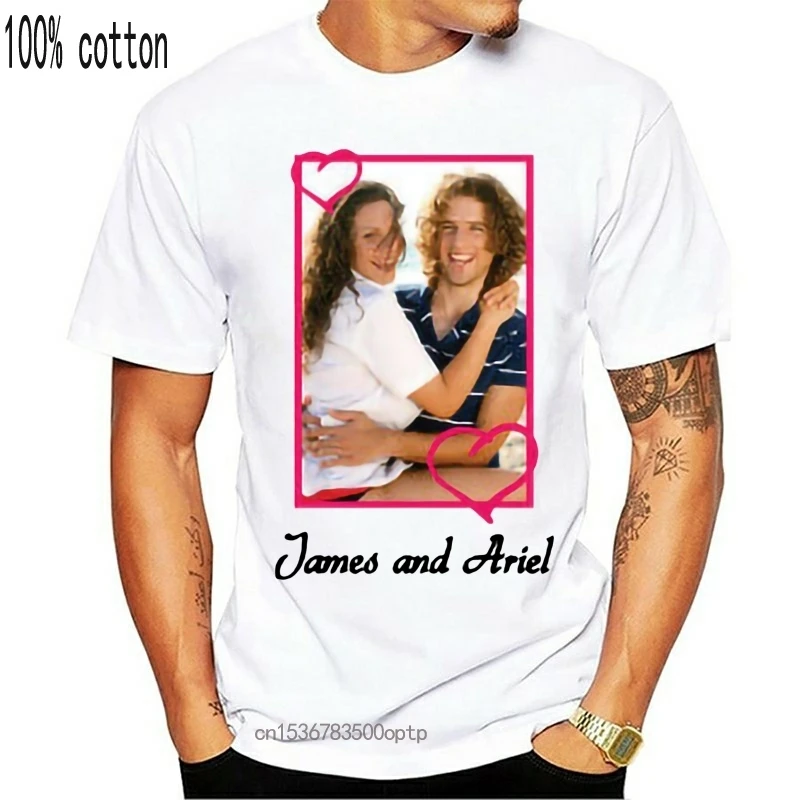 

Персонализированная футболка для пар с фотографией розового сердца, настраиваемый стиль, модная повседневная футболка для мужчин, унисекс,...