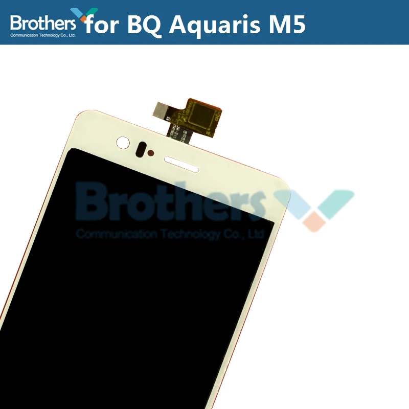 for bq aquaris m5 lcd screen display touch screen digitizer for bqm5 lcd assembly touch screen phone parts replacement test work free global shipping
