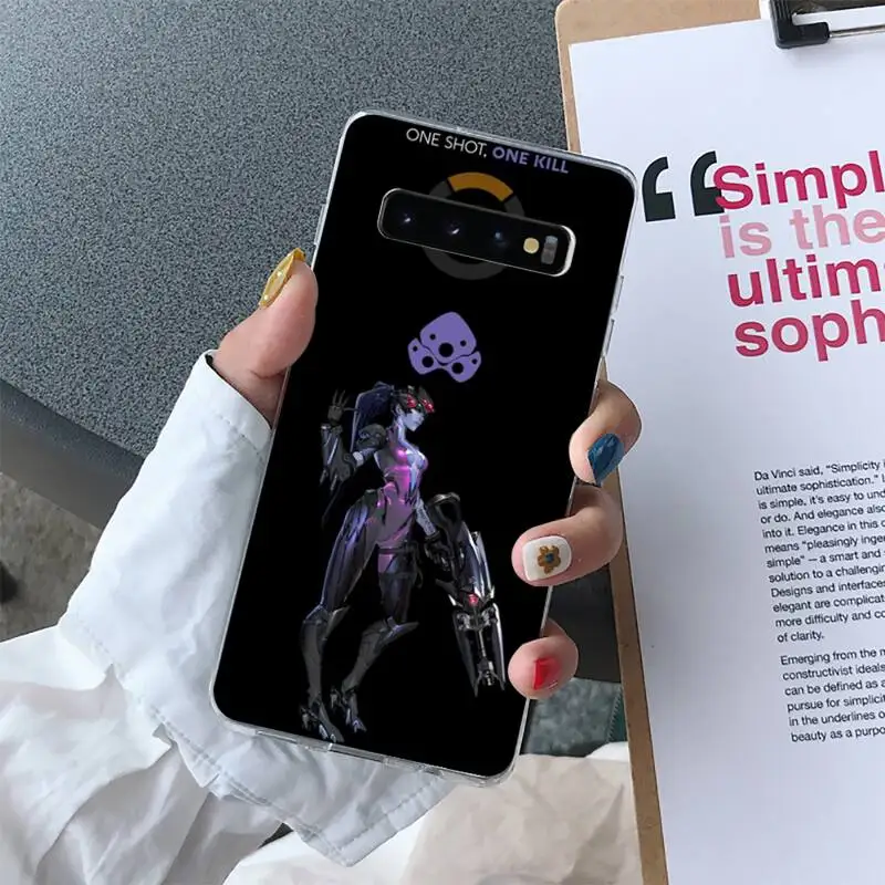 

Overwatch Game Phone Case For Samsung Galaxy S10 S10e S8 S9 Plus S7 Edge Note10 9 8 Soft Transparent TPU Cove