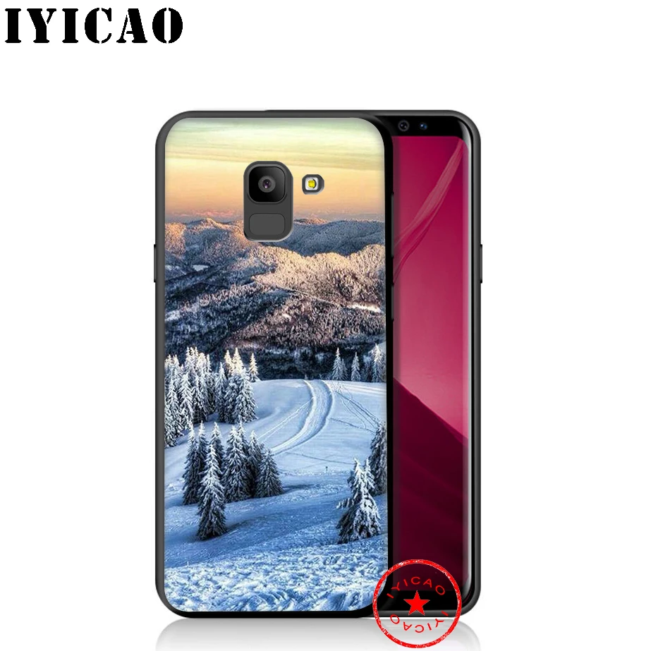 Мягкий силиконовый чехол IYICAO для samsung Galaxy A9 A8 A7 J6 A6 Plus 2018 A5 A3 2016 2017 |