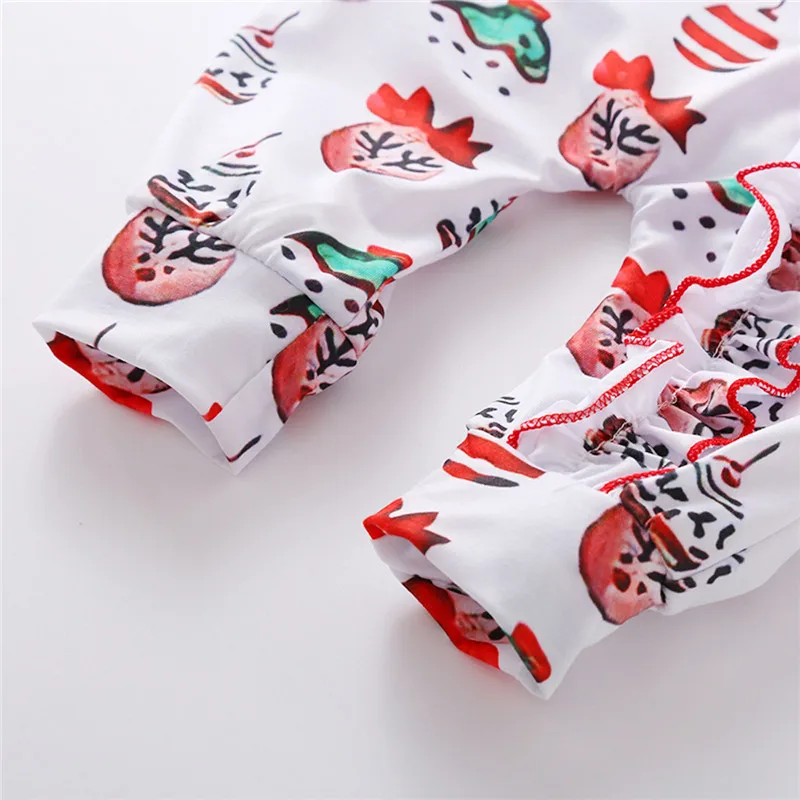 

Christmas Baby Boy Girl Unisex Romper Clothes Outfits Leisure Fashion Baby Boy Girl Christmas Rompers Ruffles Cotton Jumpsuit