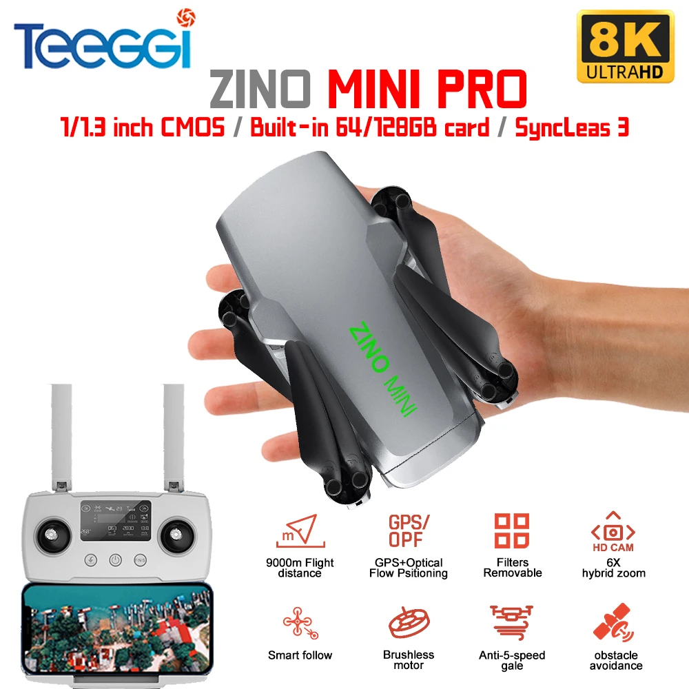 

Hubsan ZINO Mini PRO Gps Дрон препятствия распознавание 249g портативный самолет 4K камера Квадрокоптер 3-осевой карданный бесщеточный двигатель Дрон