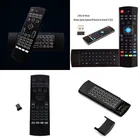 Аэромышь MX3 Pro с подсветкой и голосовым микрофоном, Беспроводная мини-клавиатура 2,4G с ИК-обучением, пульт дистанционного управления