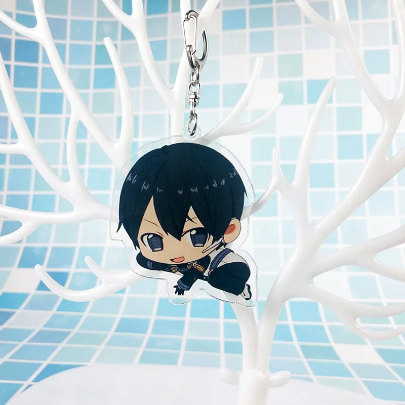 1 шт. Новые брелки для ключей из аниме мастера меча онлайн фигурка Кирито AsunaYuuki