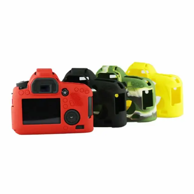 Soft Silicone Rubber Camera Protective Body Cover Case Skin For Canon 6D 6D2 5D3 5D4 80D 800D 1300D 1500D 750D Bag | Электроника