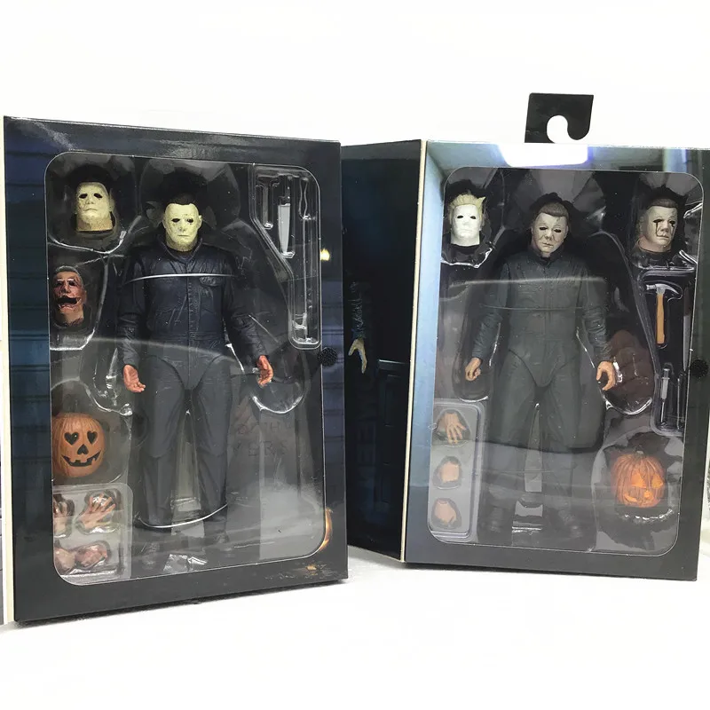 2 вида стилей 18 см NECA Хэллоуин Ultimate лет спустя фигурки тыквы светильник из ПВХ
