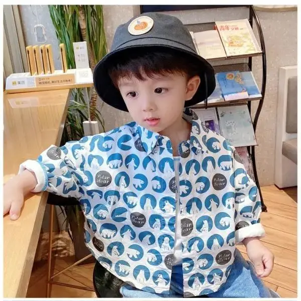 

Boys Clothes Sets 2021 Autumn Casual Kid pattern Printing T-shirt Baby Toddler Outfit Long Sleeve 1-4 Years Costume Clothing