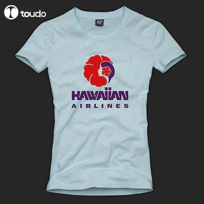 

Women's Hawaiian Airlines T-Shirt - Hawaii shirt Hula party costume fancy dress