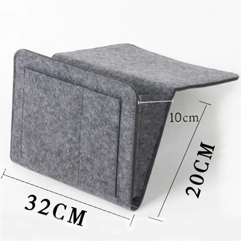 Фетровый прикроватный органайзер для хранения нескользящая прикроватная сумка