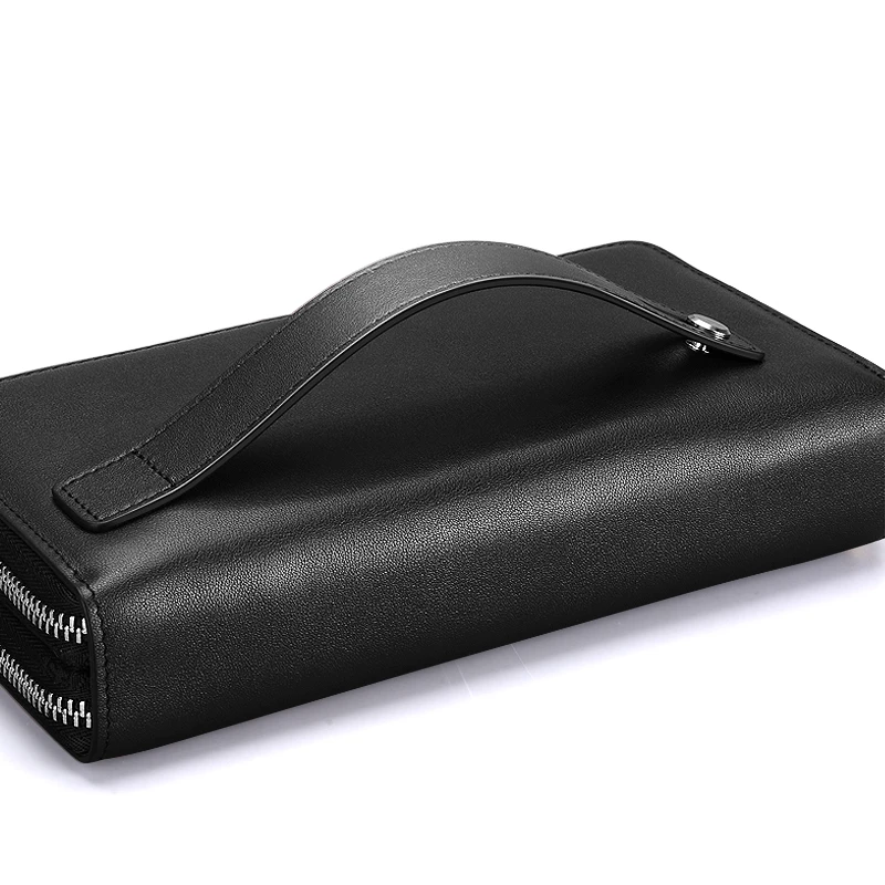 Сумка Septwolves мужская из натуральной кожи модный брендовый клатч деловая