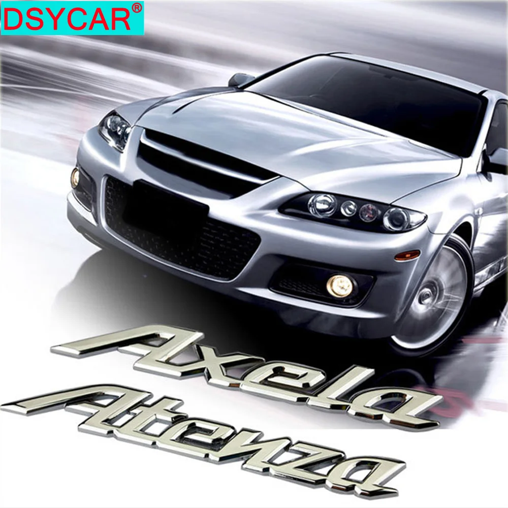 DSYCAR 1 шт. Новинка 3D металлическая наклейка Atenza / Axela для бокового брызговика