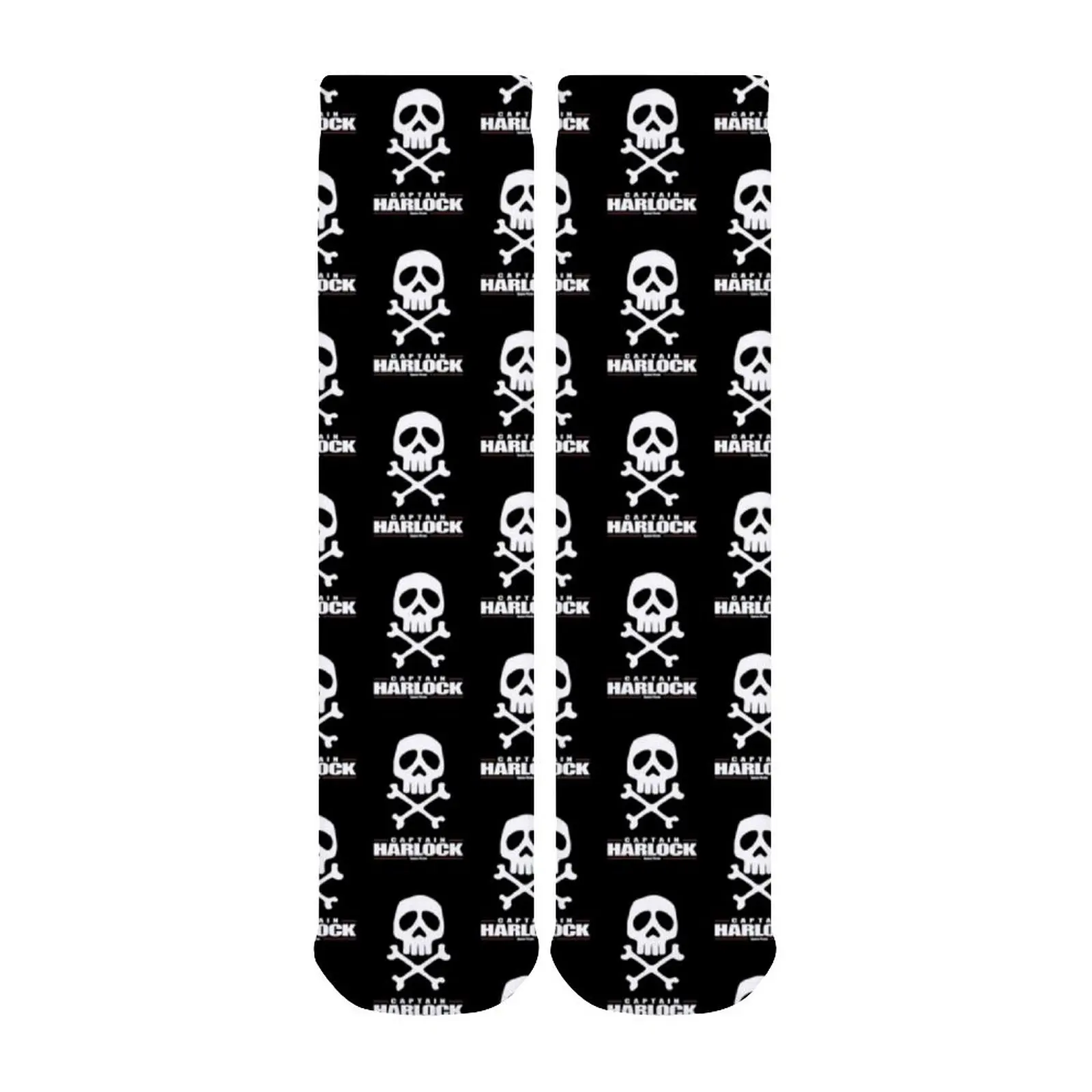 

Captain Harlock Socks Teen Printed Stockings Large Chemical Fiber Non Slip Fancy Workout Socks