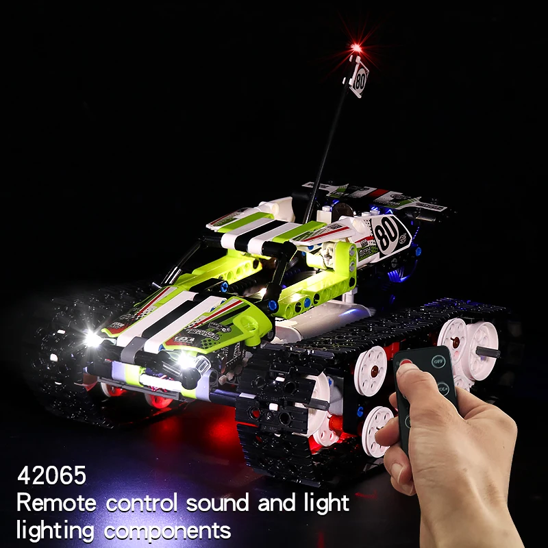 

Led Lighting Kit For 42065 Technology Series crawler car decorate your block toys as you like (led lighting only, No blocks)