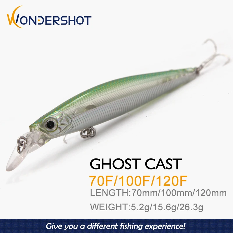 Приманка Wondershot A02 70/100/121 мм 5 2/15 6/26 3 г приманка искусственная рыба рыболовная