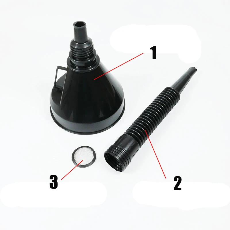 2 в 1 пластиковая воронка труба для автомобиля мотоцикла масла воды топлива