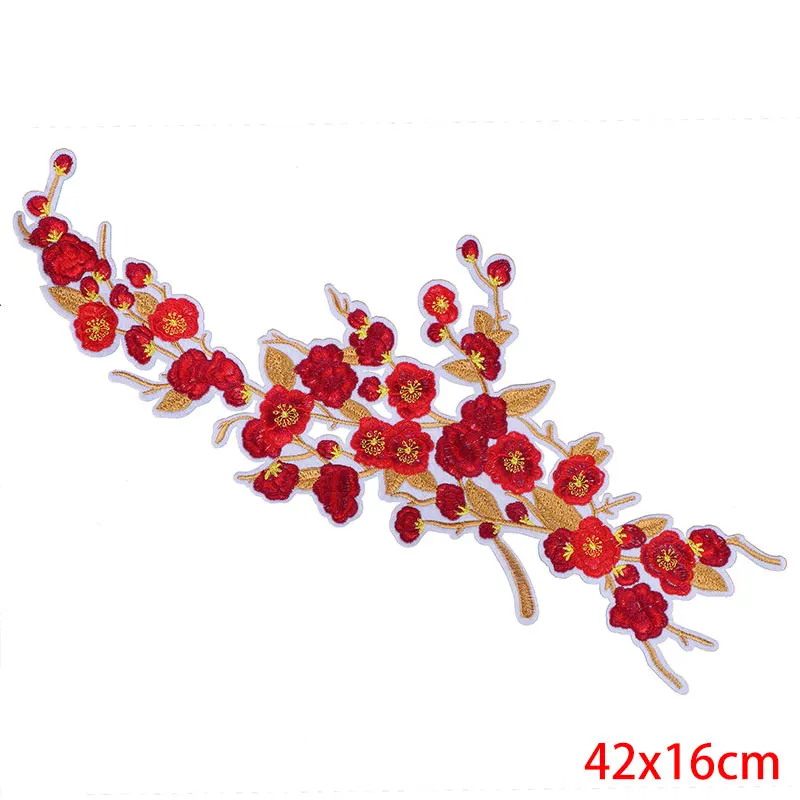 Цветы патчи для шитья одежды нашивки вышивки цветов сделай сам розы ремесла