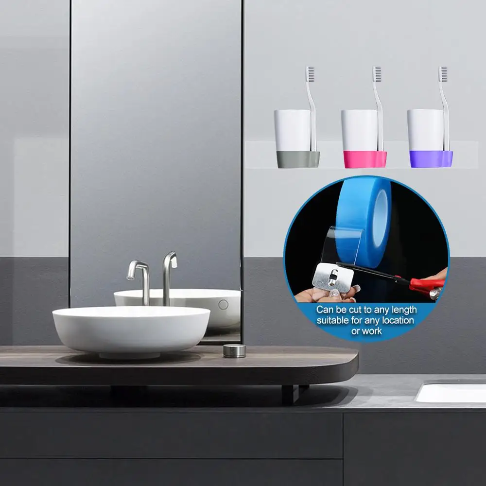 

Multifunctional Home Improvement Double Sided Tape Nano Transparent No Trace Acrylic Tape Reuse And Waterproof