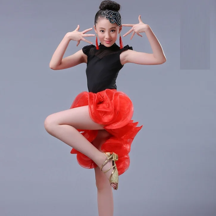 Платье для латиноамериканских девушек одежда и аксессуары платья девочек сальсы