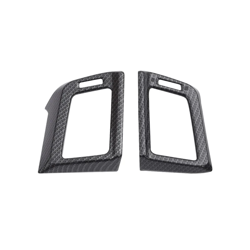 Carbon fiber color Углеродное волокно цвет кондиционер вентиляционное отверстие приборной панели Крышка для Toyota RAV4 2013 ABS - Название цвета: Carbon fiber color