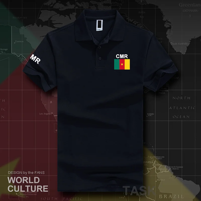 

Cameroon Polo Shirts Men Short Sleeve White Brands Printed For Country Cotton Nation Team Flag New CMR Cameroun Cameroonian