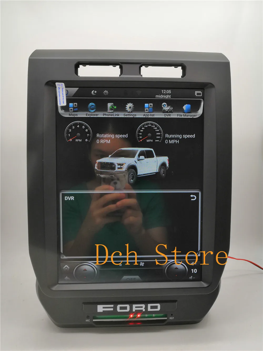 12,1 дюймов вертикальный tesla стиль Android 8,1 dvd-плеер автомобиля gps навигация радио для Ford F150 аудио мультимедиа PX6