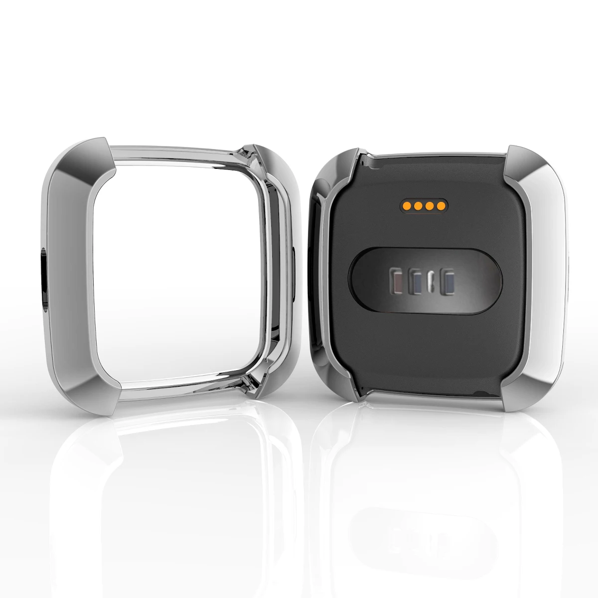 Чехол-бампер для Fitbit Versa lite с защитой от падения, с гальваническим покрытием из ТПУ, Защитный Браслет для циферблата