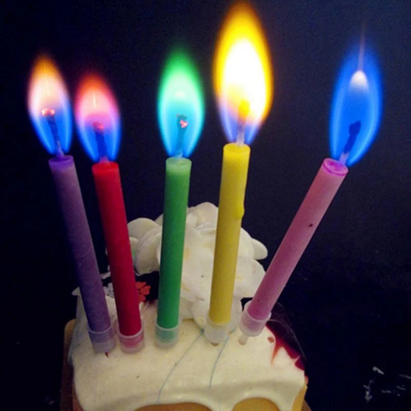 1 Набор горячая Распродажа 5 шт./лот свечи для торта на день рождения безопасные