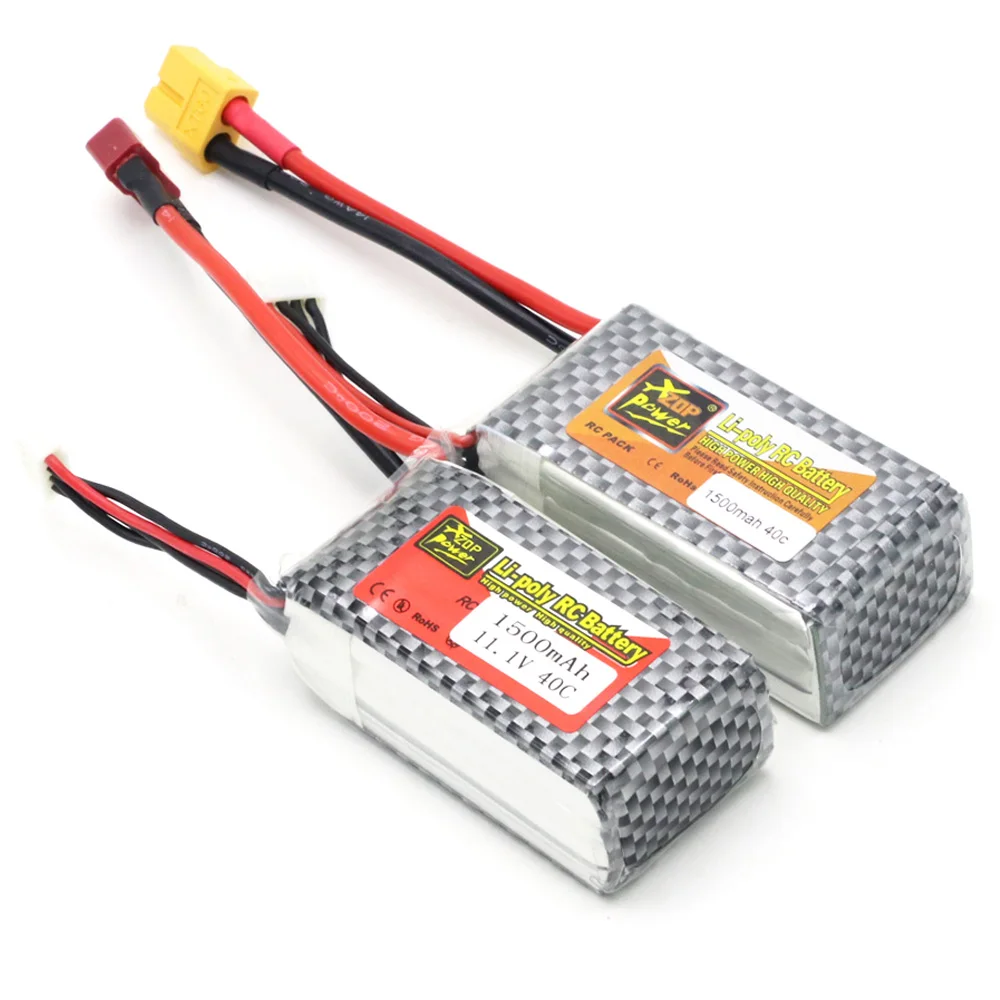 Оригинальный аккумулятор ZOP power LiPo 11 1 В 1500 мАч 3S 40C Max 60C XT60 штекер T для