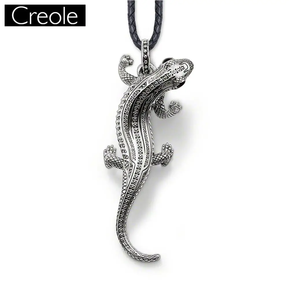 Ожерелье Саламандра Трендовый Подарок для Женщин Высокое Качество Европейского Стиля 925 Стерлинговое Серебро Циркония Модные Украшения.