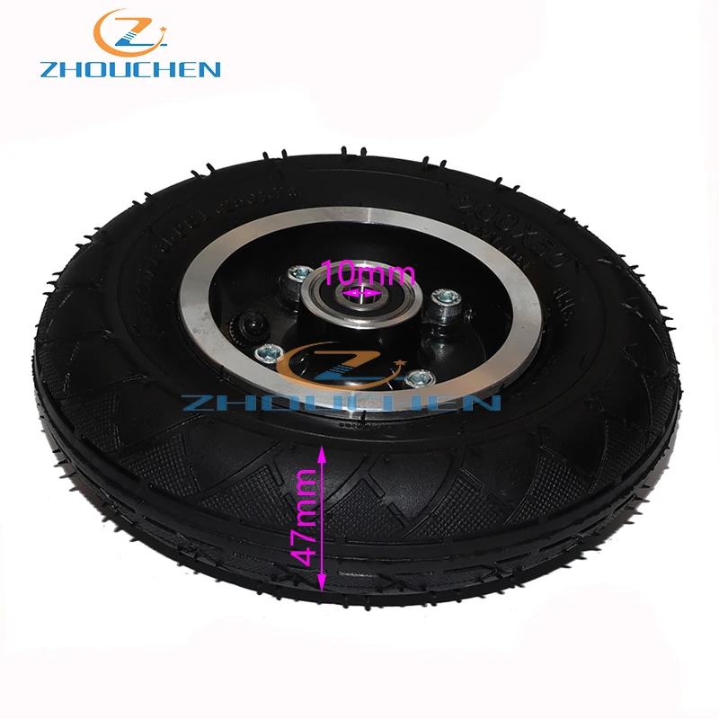 Колеса резиновые 8 дюймов ступица пневматической шины Модифицированная шина для