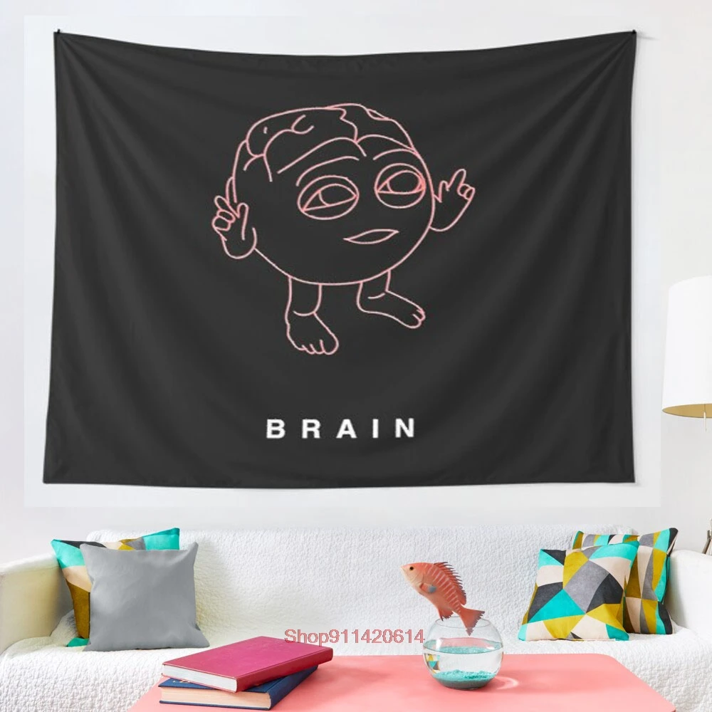 

lil dicky brain tapestry Wall Hanging Tapestries for Living Room Beach Towel Blanket