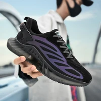 summer mens running shoes breathable mesh sneakers luminous antiskid wear resistant lightweight jogging walking shoes 39 46