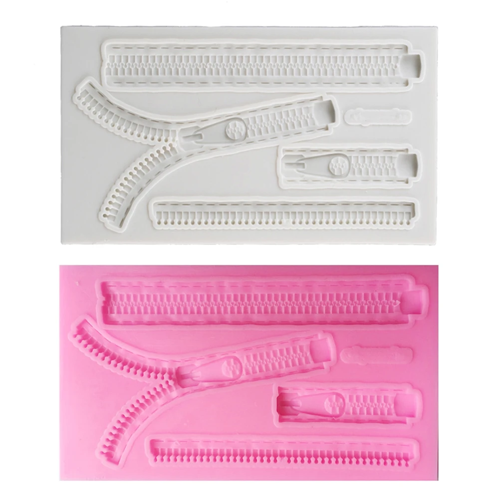 Силиконовая молния помадка плесень шоколадные конфеты Бисквитное украшение