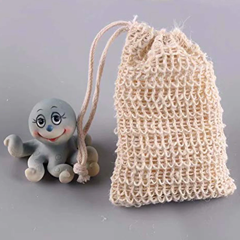 Новый 5 шт х мешок для мыла мешки из хлопка и льна Органическое Мыло саше пена мыло