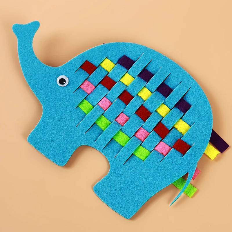 

By Hands Kids High Quality Non Woven Clip Children Study Toys DIY Felt Cloth Crafts Kindergarten Early Teaching