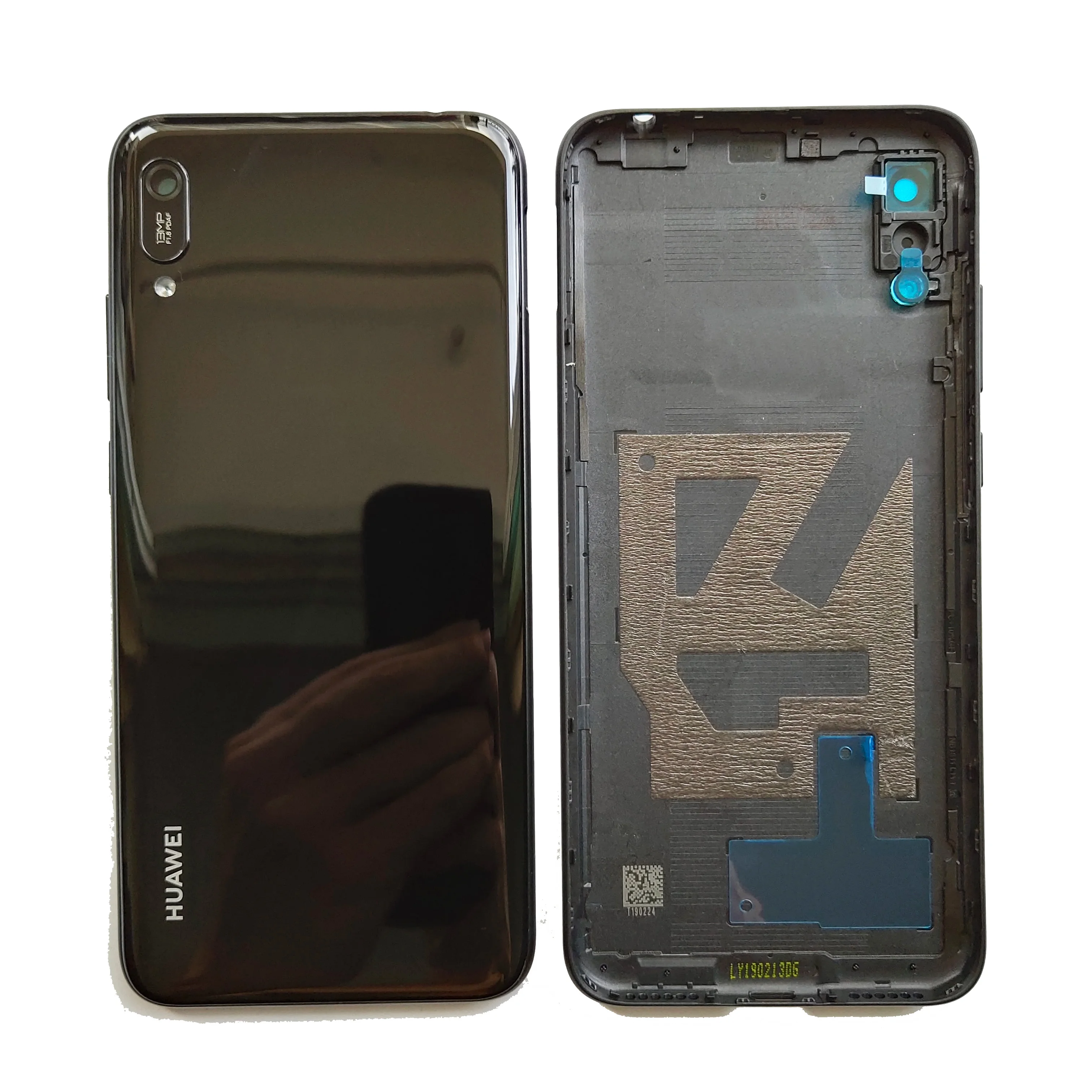 6,1 дюйма, новинка, для huawei Y6 /Y6 Prime /Y6 Pro, задняя крышка, крышка для батареи, корпус, чехол, запчасти для заднего стекла