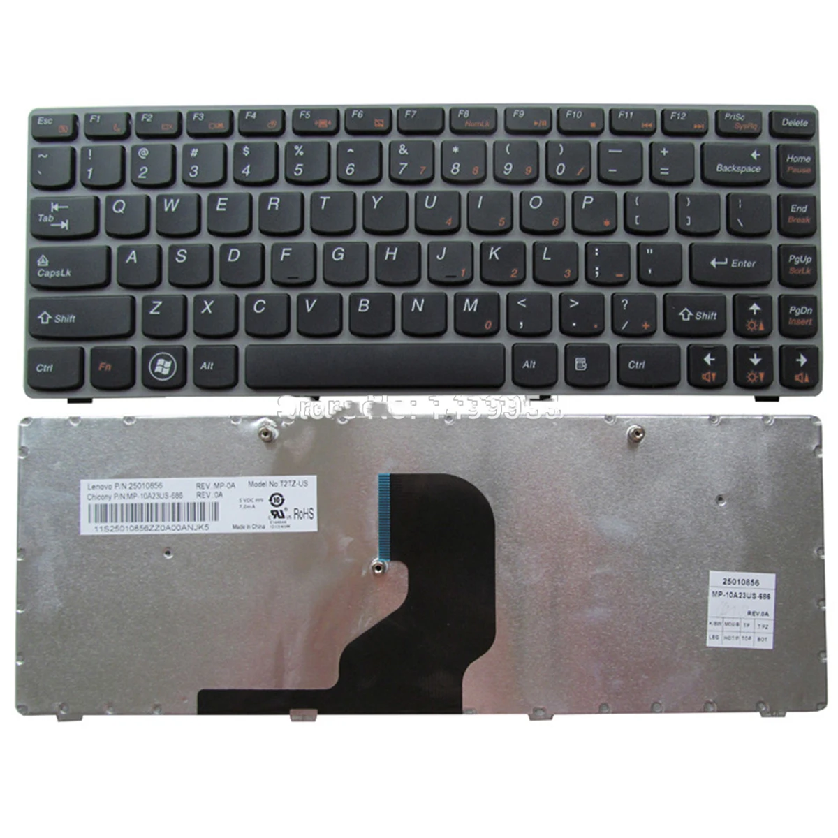 

NEW for Lenovo IdeaPad Z465 Z450 Z460 Z460A Z460G US Keyboard with Frame