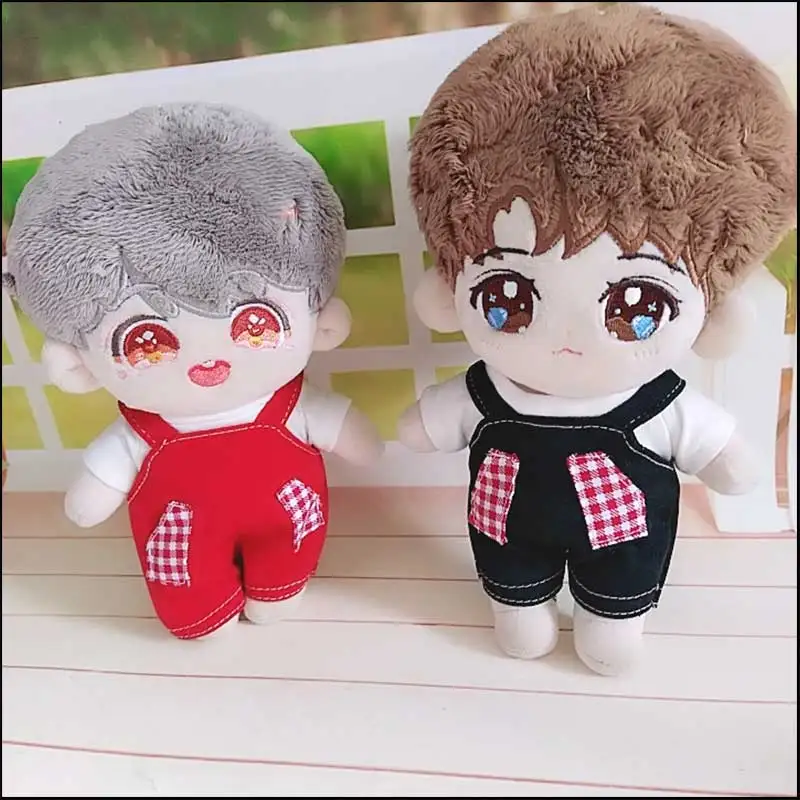 

(not includ doll)20cm exo doll magic suit black red Christmas star doll 20cm cute dress cape and overalls doll clothes suit