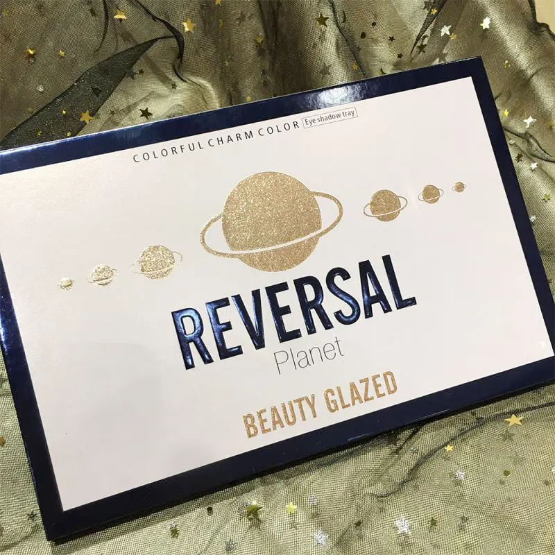 40 цветов Красота глазурованная разворота планеты тени для век Палитра Макияж