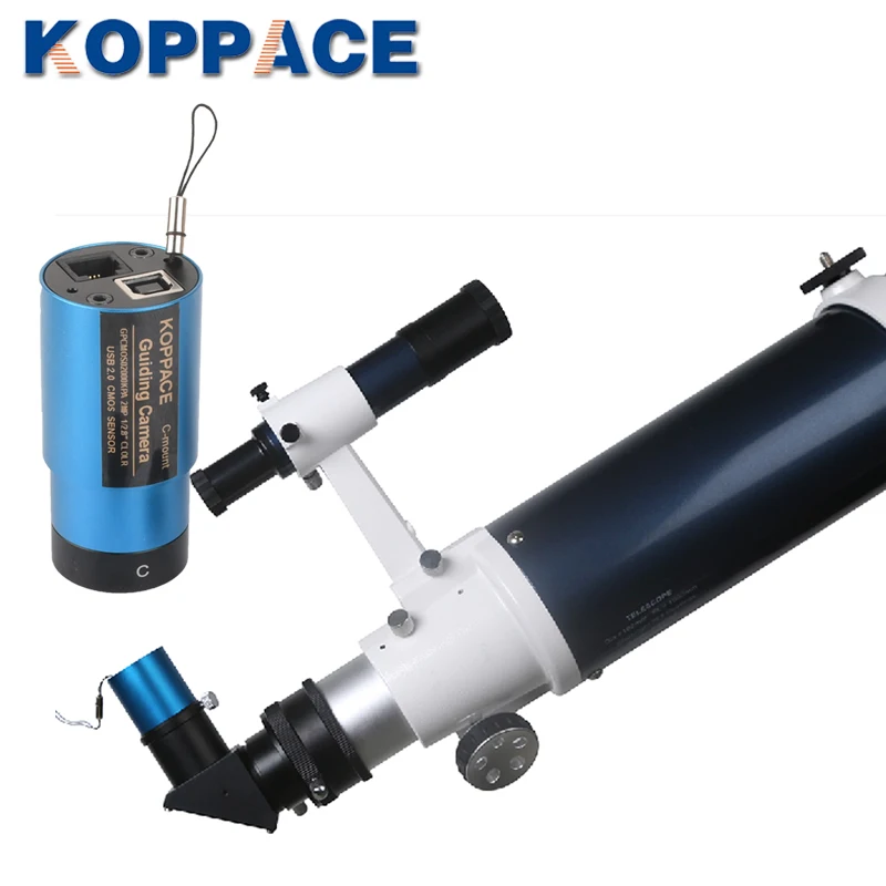 

Астрономический телескоп KOPPACE USB2.0, камера высокой четкости, 2 миллиона пикселей, интерфейс 1,25 дюйма, поддержка фото и видео