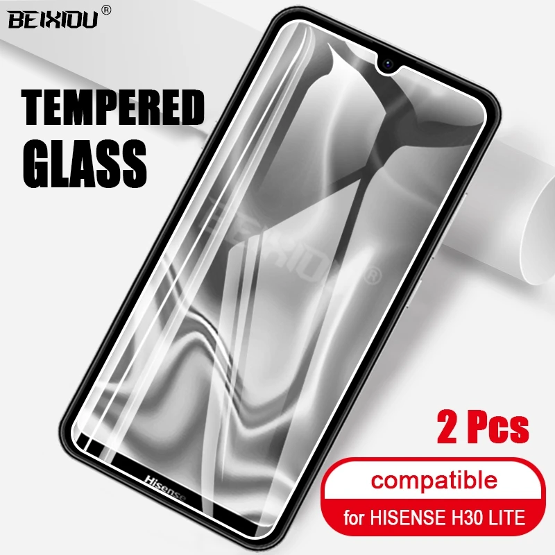 2 шт Полное закаленное стекло для HISENSE H30 LITE защита экрана 2.5D 9h защитная пленка |