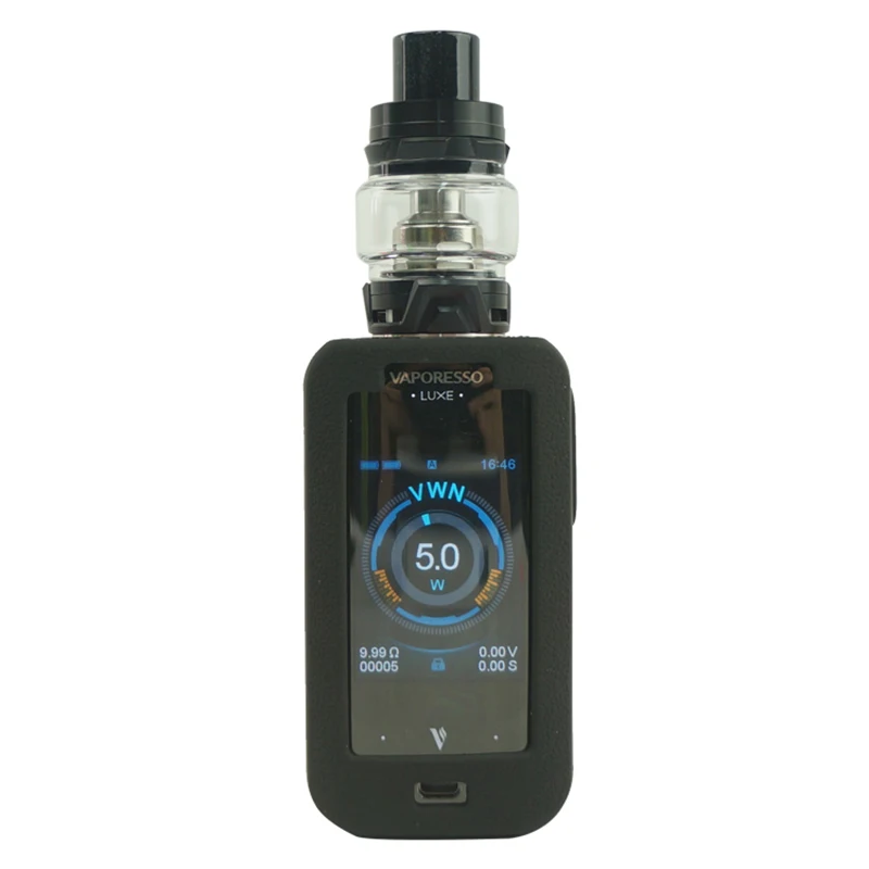 2шт. защитный силиконовый чехол для Vaporesso Luxe 220W Mod Pod Vape текстура Крышка Резиновая кожа Обернуть рукав соответствуют Luxe 220W.