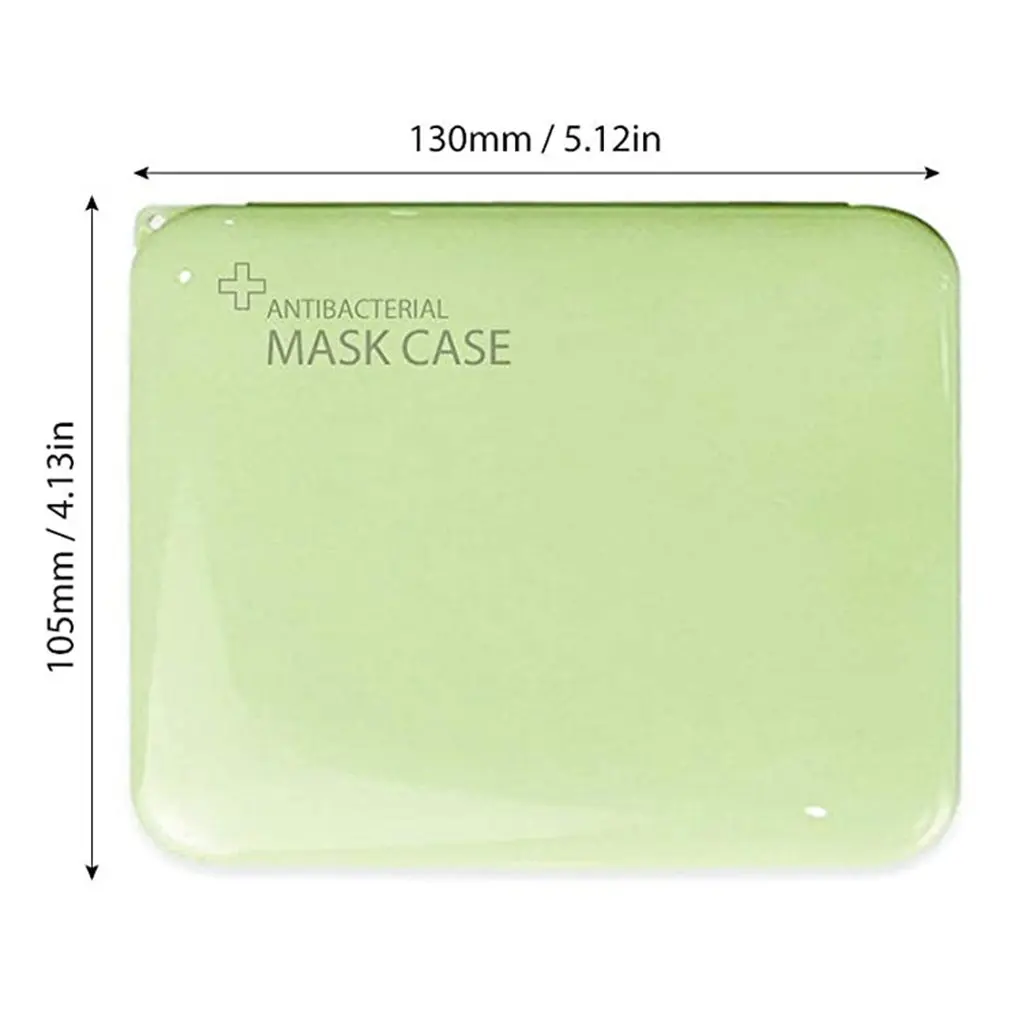 

Portable Storage Box Disposable Face Masks Container Dustproof Storage Organizer Easy Carry Case DIY Mask Storage Box